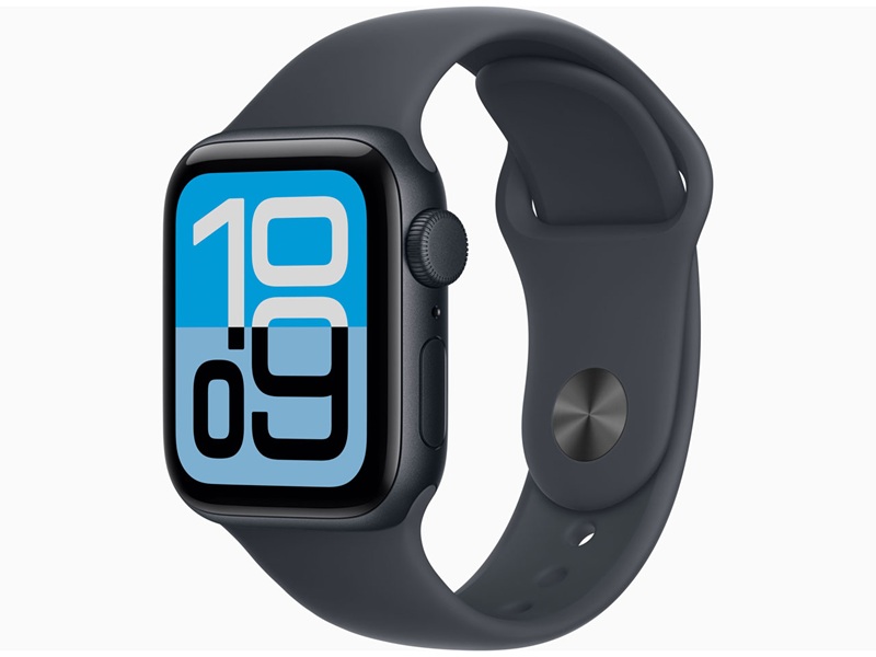 J0000048764 Apple Watch SE 3(GPSモデル)- 40mmミッドナイトアルミニウムケースとミッドナイトスポーツバンド - S/M - 画像 (1)
